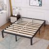 Full Heavy Duty Metal Platform Bed Frame with Wood Slats 3,500 lbs Weight Limit