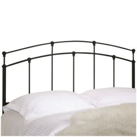 Full / Queen size Arch Headboard in Black Metal Finish