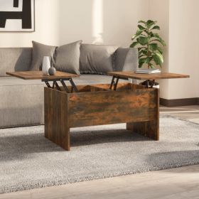 Coffee Table Smoked Oak 31.5"x19.7"x16.7" Engineered Wood