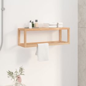 Towel Rack 23.6"x7.9"x7.9" Solid Wood Walnut