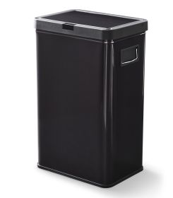 Better Homes & Gardens 13.7 gal Touchless Dual Sensor Kitchen Garbage Can with Stay Open Lid, Black