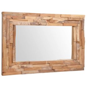 Decorative Mirror Teak 35.4"x23.6" Rectangular