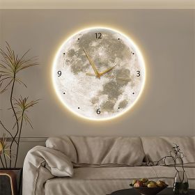 Moon Wall Clock, Moon Ambient night lights, Kids Room Lightings