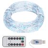 LED String with 150 LEDs Cold White 49.2'