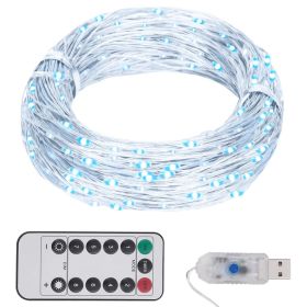 LED String with 150 LEDs Cold White 49.2'