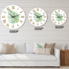 Designart 'Tropical Leaf Of Monstera Iii' Farmhouse Wall Clock(Size 36" x 36")