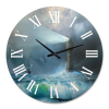 Designart 1 in Coastal Wall Clock(Size 29" x 29")