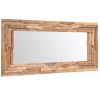 Decorative Mirror Teak 47.2"x23.6" Rectangular