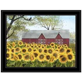 "Sunshine" by Billy Jacobs, Ready to Hang Framed Print, Black Frame