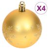 70 Piece Christmas Bauble Set Gold and Red