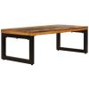 Coffee Table 39.4"x19.7"x13.8" Solid Reclaimed Wood and Steel