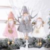 Christmas Doll Pendant Xmas Tree Hanging Angel Plush Decor Party Ornaments Gift