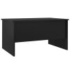 Coffee Table Black 31.5"x19.7"x16.7" Engineered Wood