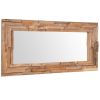 Decorative Mirror Teak 47.2"x23.6" Rectangular