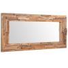 Decorative Mirror Teak 47.2"x23.6" Rectangular