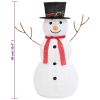 Decorative Christmas Snowman Figure with LED Luxury Fabric 3 ft