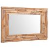 Decorative Mirror Teak 35.4"x23.6" Rectangular