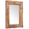 Decorative Mirror Teak 35.4"x23.6" Rectangular