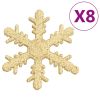 111 Piece Christmas Bauble Set Gold Polystyrene