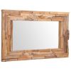 Decorative Mirror Teak 35.4"x23.6" Rectangular