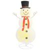 Decorative Christmas Snowman Figure LED Luxury Fabric 6 ft