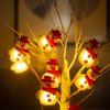 1.6M 10LED Santa Claus Snowflake Elk LED Light String Christmas Decoration 2021 Christmas Ornament New Year Xmas Gift Supplies