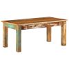 Coffee Table 39.4"x21.7"x17.7" Solid Wood Reclaimed