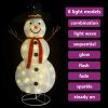 Decorative Christmas Snowman Figure LED Luxury Fabric 6 ft